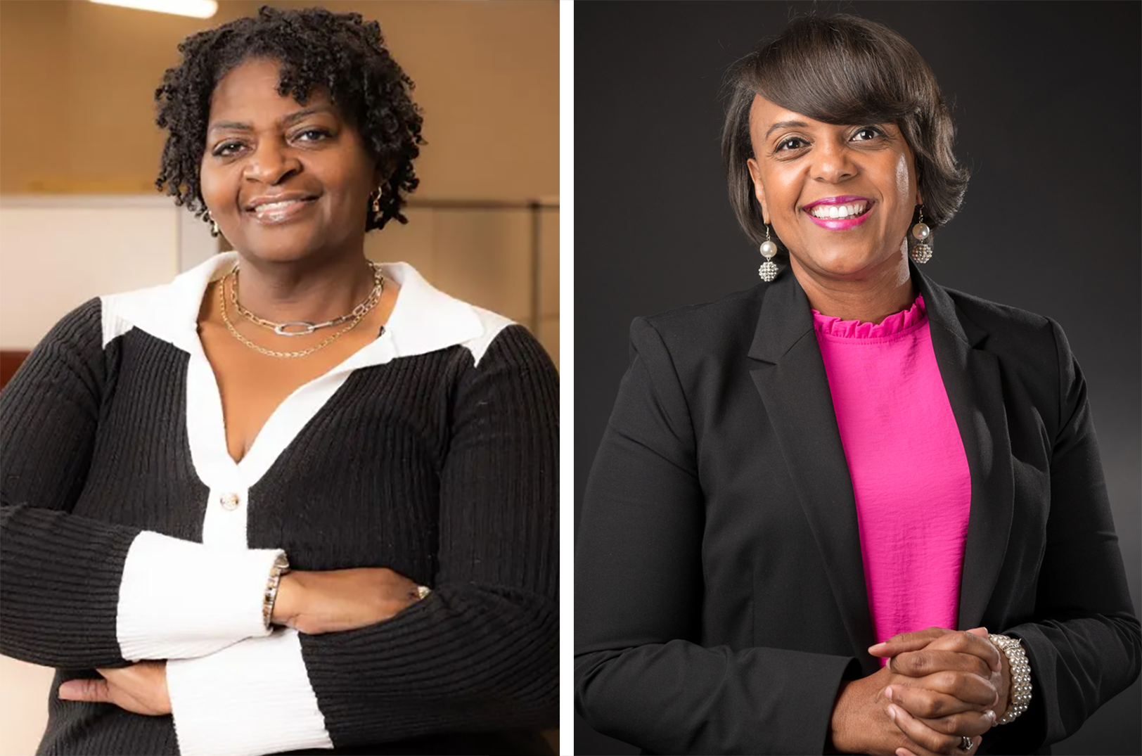 Tammy Buckner, WeCode KC; and Rochelle Parker, Child Abuse Prevention Association (CAPA)