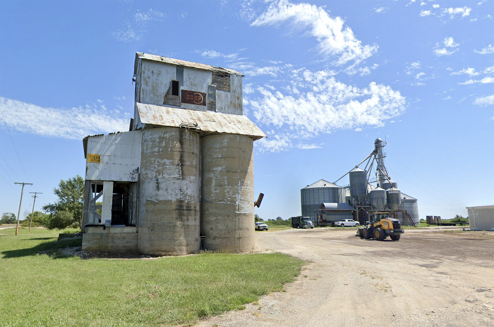 Gaia Ag site in Williamsburg, Kansas, before its conversion; Google image