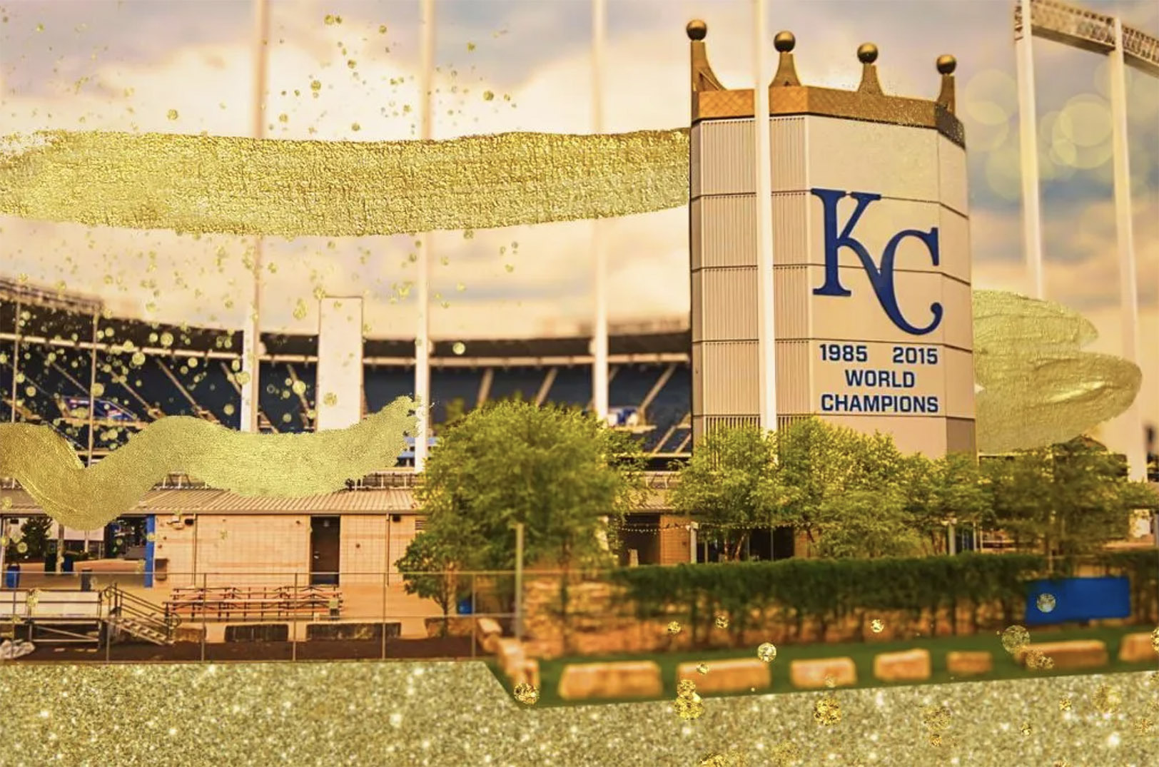 The Truman Sports Complex was originally constructed with $950 million from taxpayers, adjusted for inflation; Kansas City Beacon photo illustration based on image by Carlos Moreno,KCUR