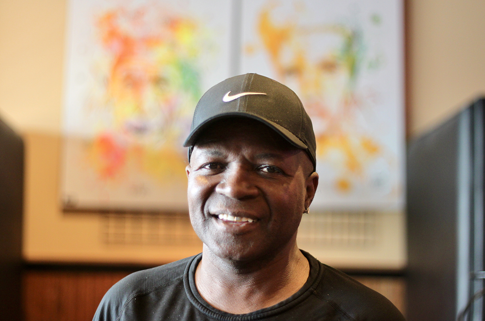 Kansas City painter David Alston; photo by Nikki Overfelt Chifalu, Startland News
