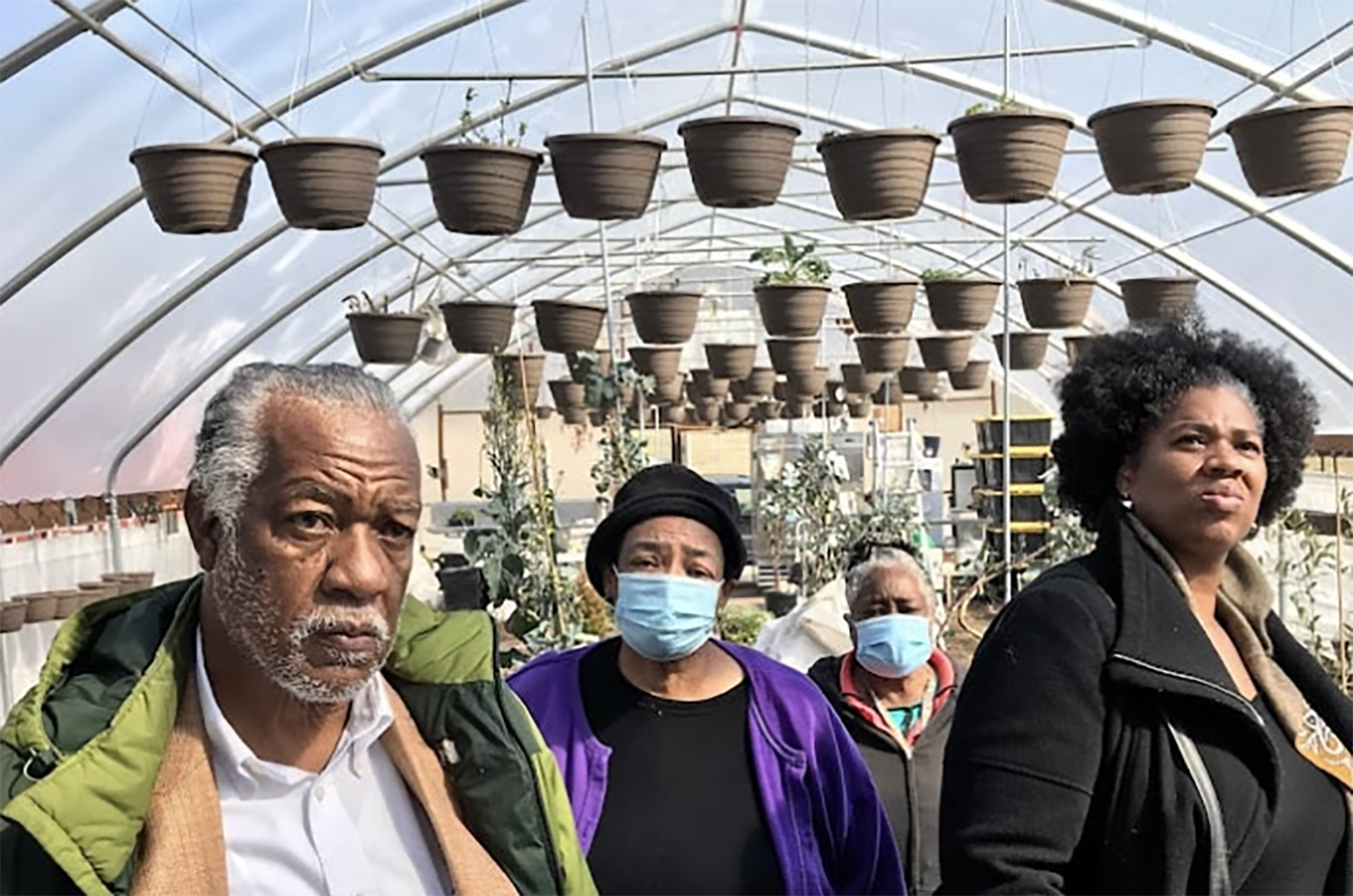 Members of Kansas City Black Urban Growers (KCBUGS) take a farm tour