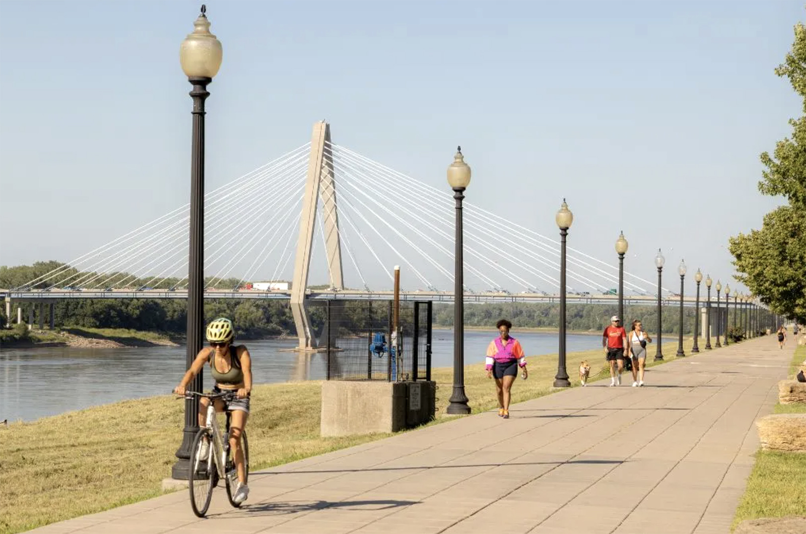 The Port Authority of Kansas City is getting ready to break ground on a major development along the Missouri River, including 200 apartments and 23,000 square feet of retail space to be completed by 2026; photo by Zach Bauman, The Kansas City Beacon