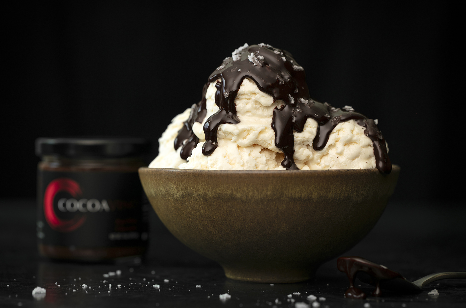 Cocoavino paired with ice cream