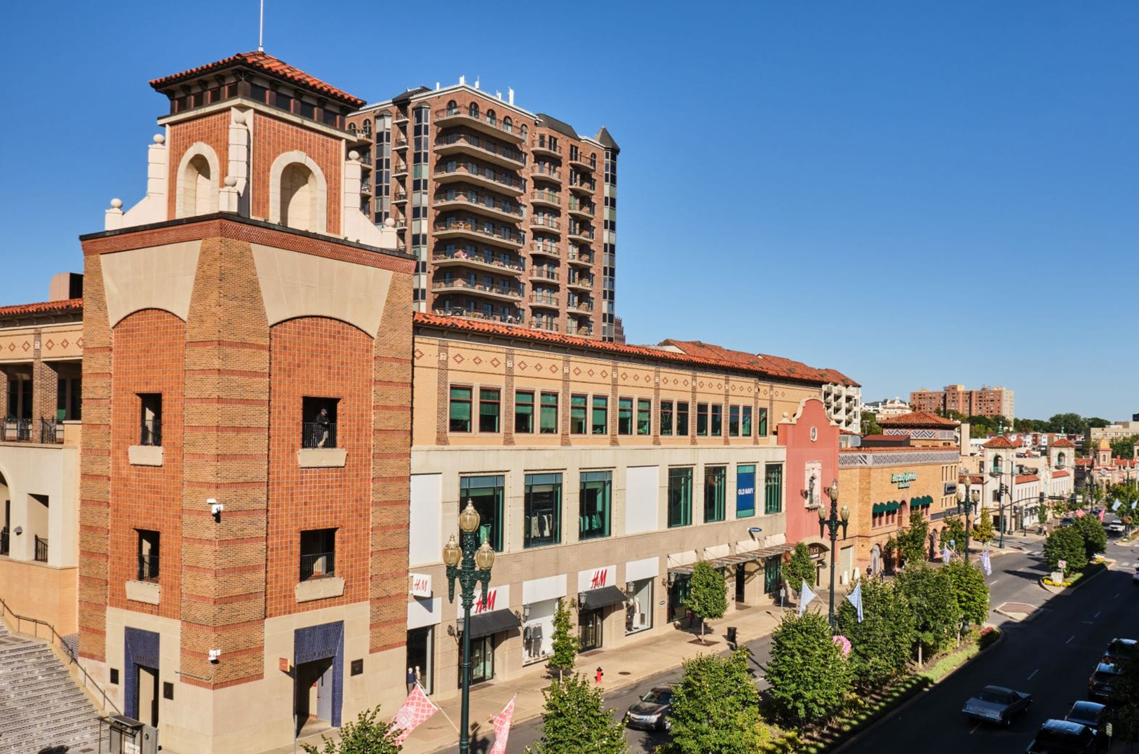 Above image credit: The Country Club Plaza looking east on 47th Street; photo by Dominick Williams, Flatland