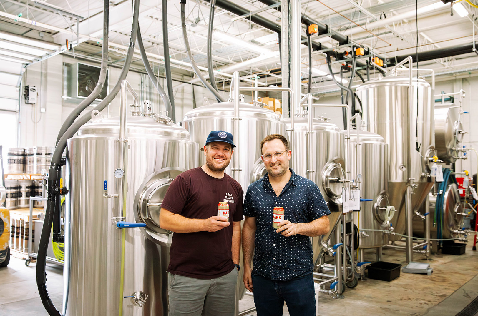 Nick Mader, Alma Mader Brewing, and Eric Flanagan, Hank’s Garage and Grill; photo by Alyssa Broadus