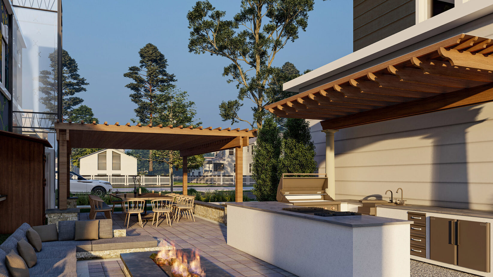 Outdoor Kitchen at Utopia Point