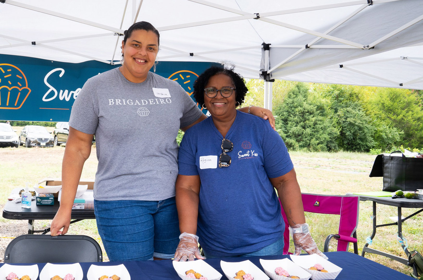 Mother-daughter duo Jessica Harris and Regina Antunes, Sweet Kiss Brigadeiro