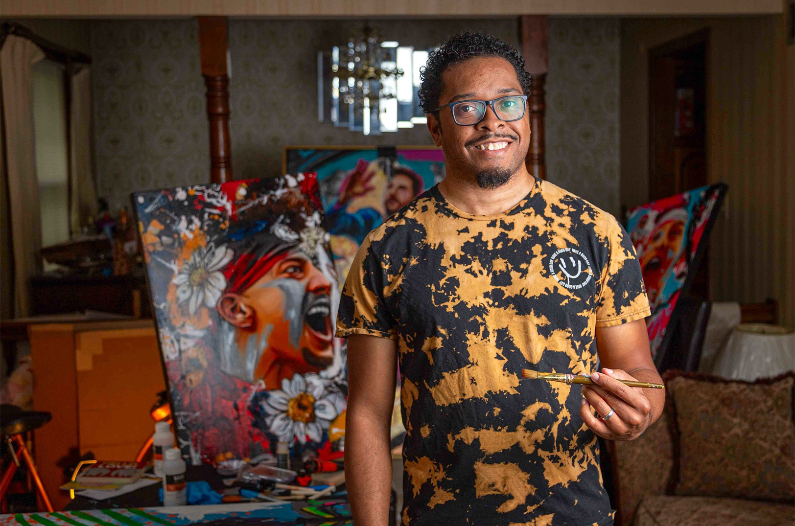 Kansas City artist Deante Howard; photo by Bobby Burch, AltCap