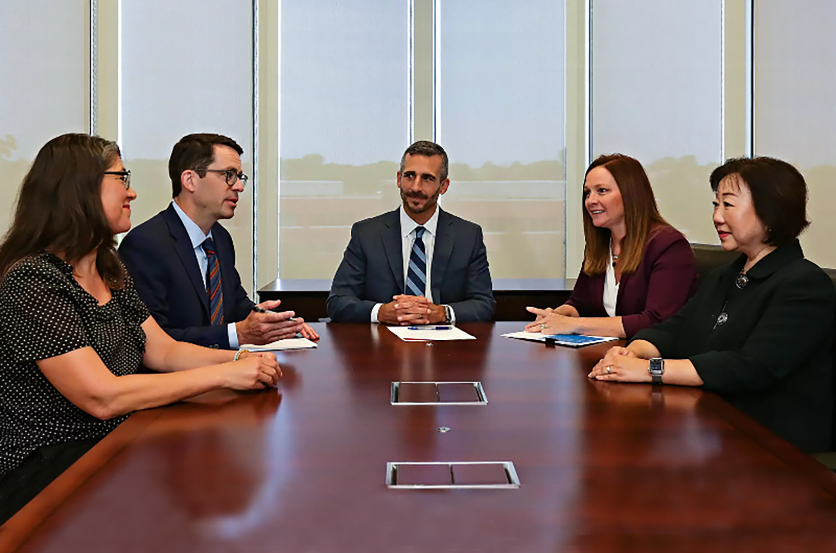 Leigh Patterson, Christopher Schumm, Ryan McQueary, Terri Roberts Munsell, and Mindy M. Kim, McQueary Schumm Munsell Group at Morgan Stanley
