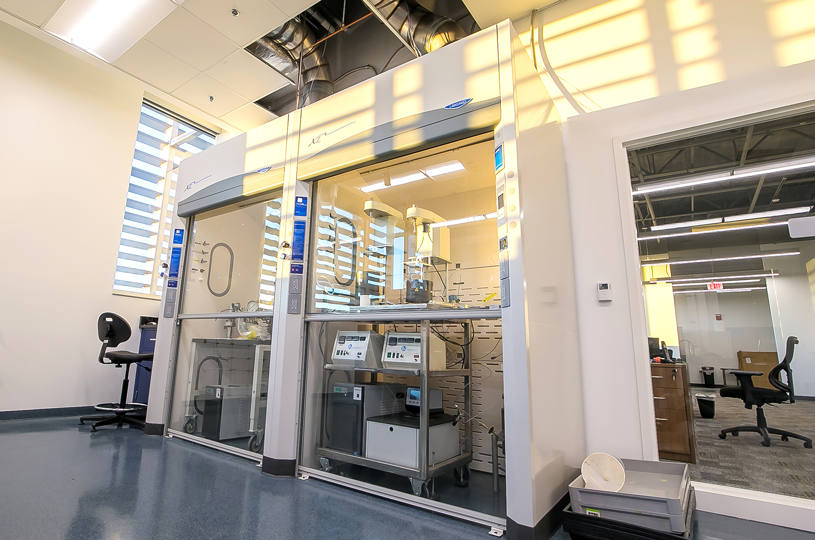 Wet lab space at the KU Innovation Park in Lawrence; photo courtesy of the KU Innovation Park