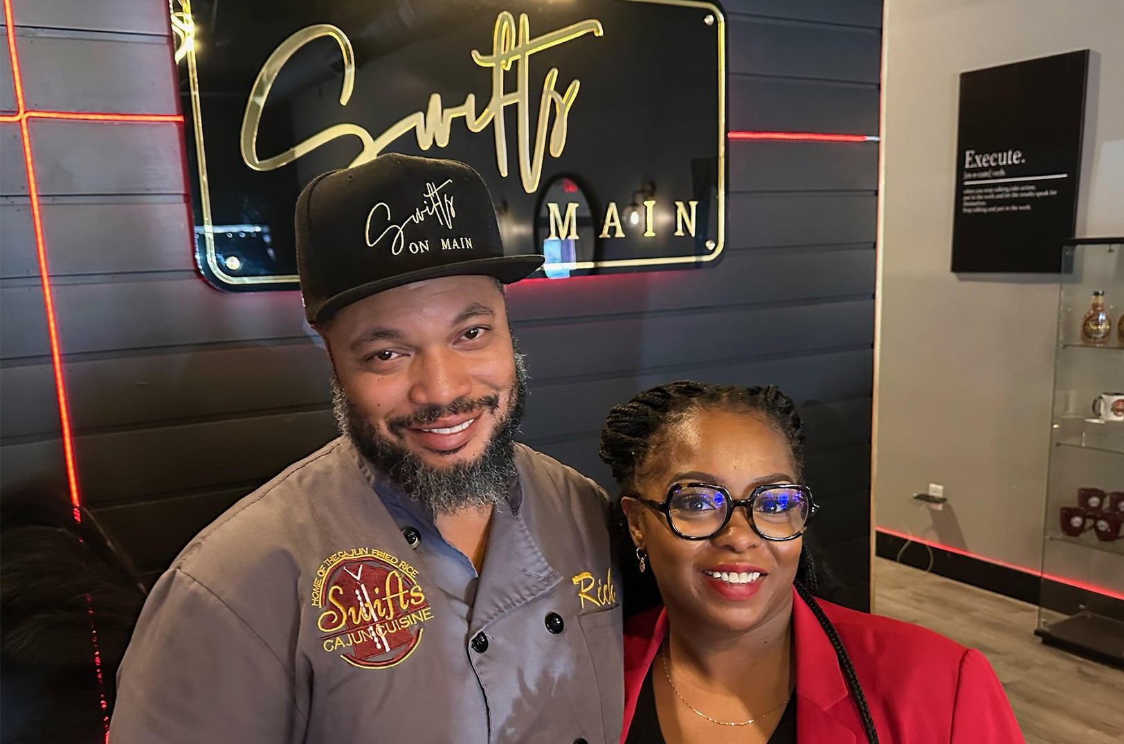 Richard and Sheila Swift, Swifts Cajun Cuisine; photo by Joyce Smith