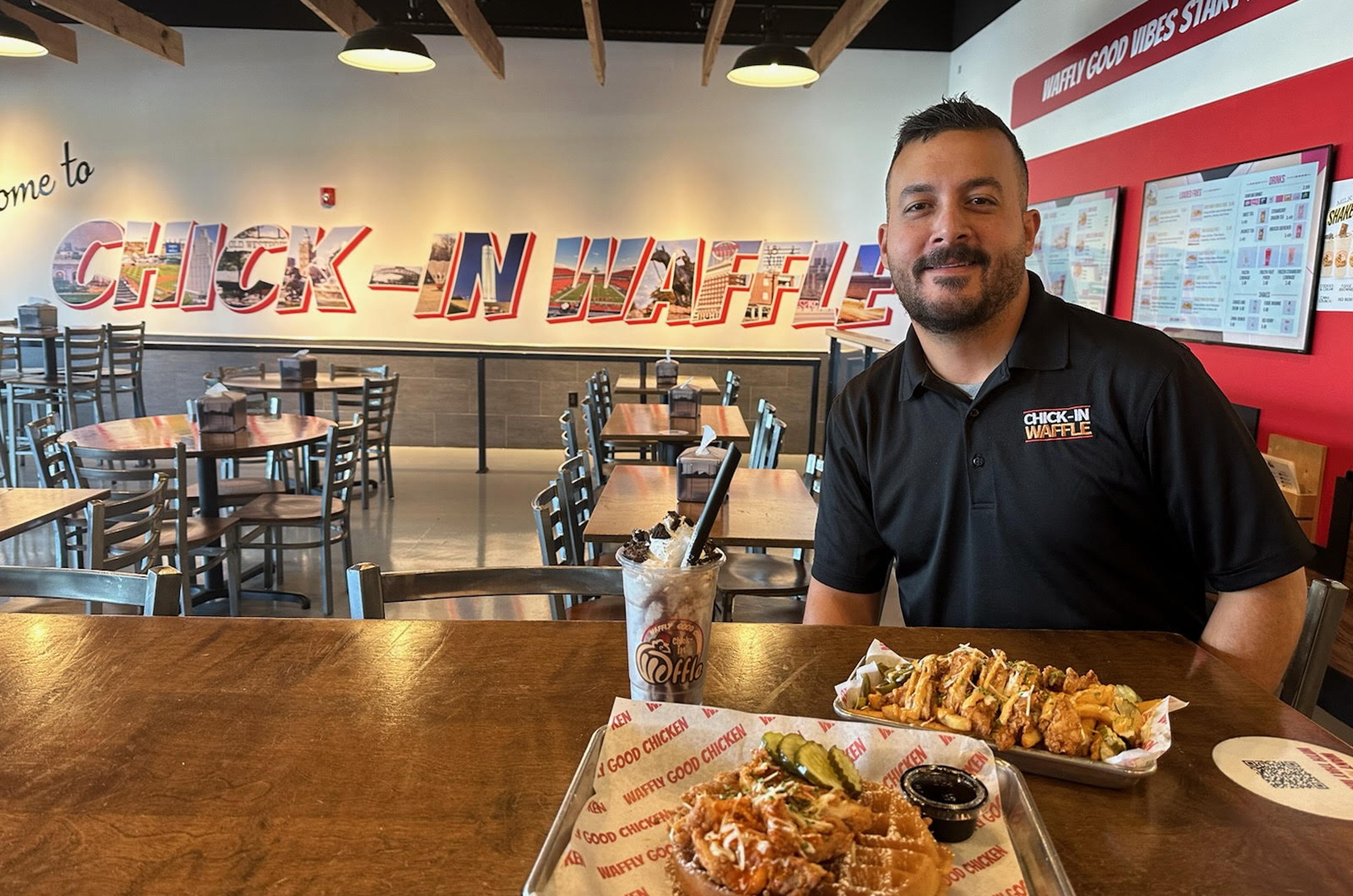 Dennis Alazzeh, Chick-In Waffle; photo by Joyce Smith