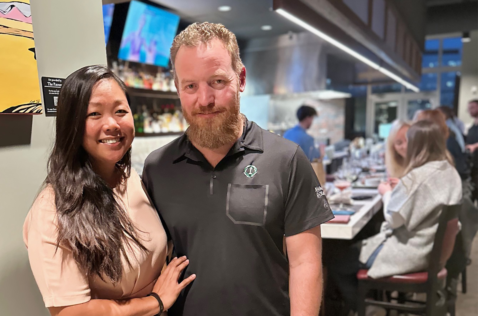 Mari-Cris and Ryan Edwards, Sierra Grill and Sierra BBQ; photo courtesy of Tonya Mangels, Sierra Restaurant Group