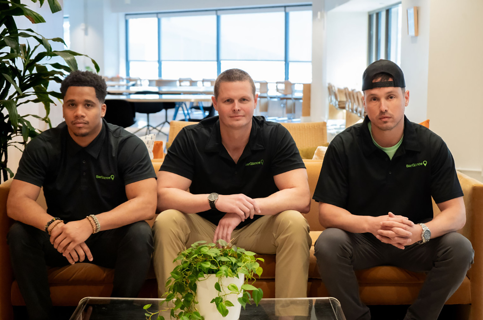 Joshua Lewis, Updown Nightlife, with Justin Moss and Jesse Kasser, BarGlance; photo courtesy of Updown Nightlife