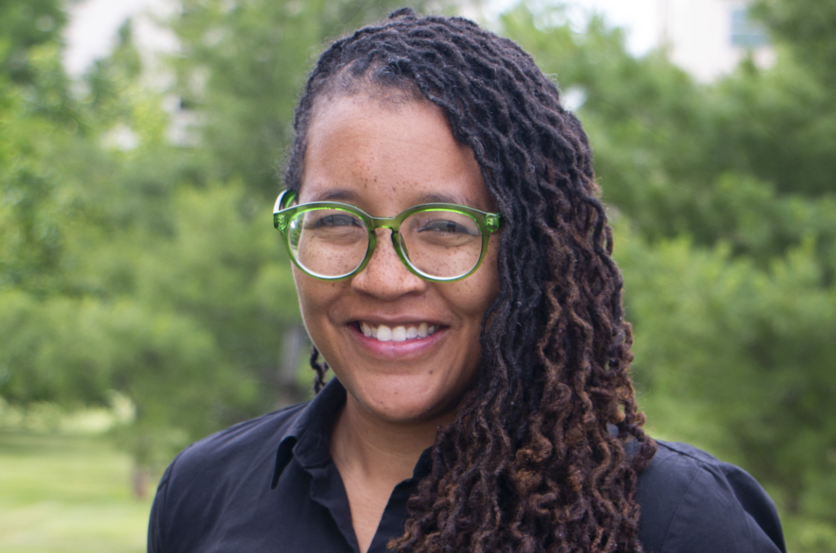 Dr. Brandy Archie, AskSAMIE; photo courtesy of Digital Sandbox KC, UMKC Innovation Center