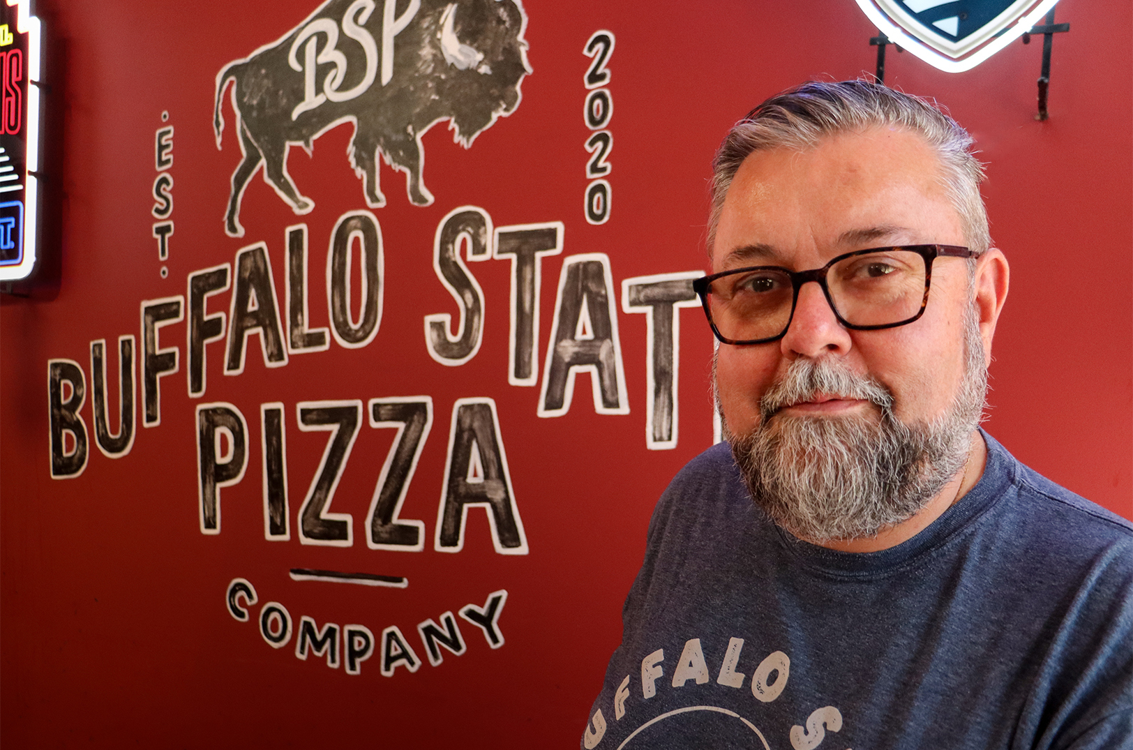 Philippe Lechevin, Buffalo State Pizza; photo by Haines Eason