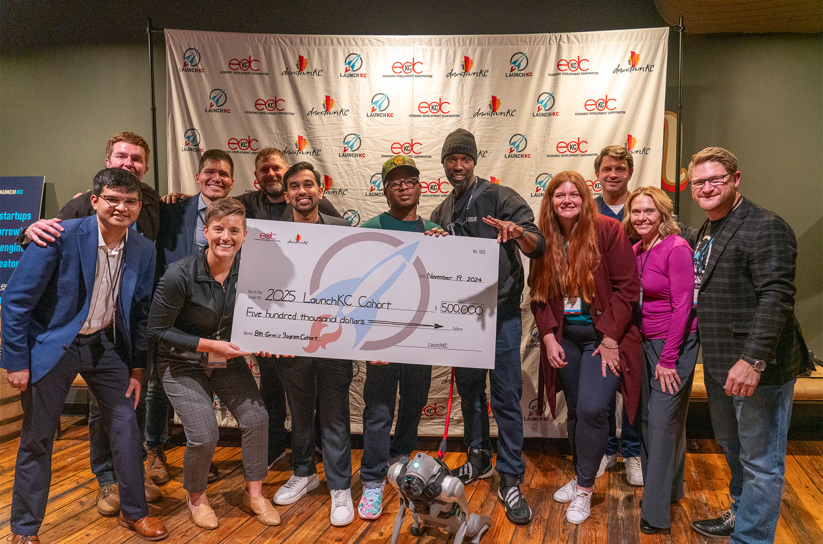 2025 LaunchKC winners; photo courtesy of the Economic Development Corporation of Kansas City, Missouri
