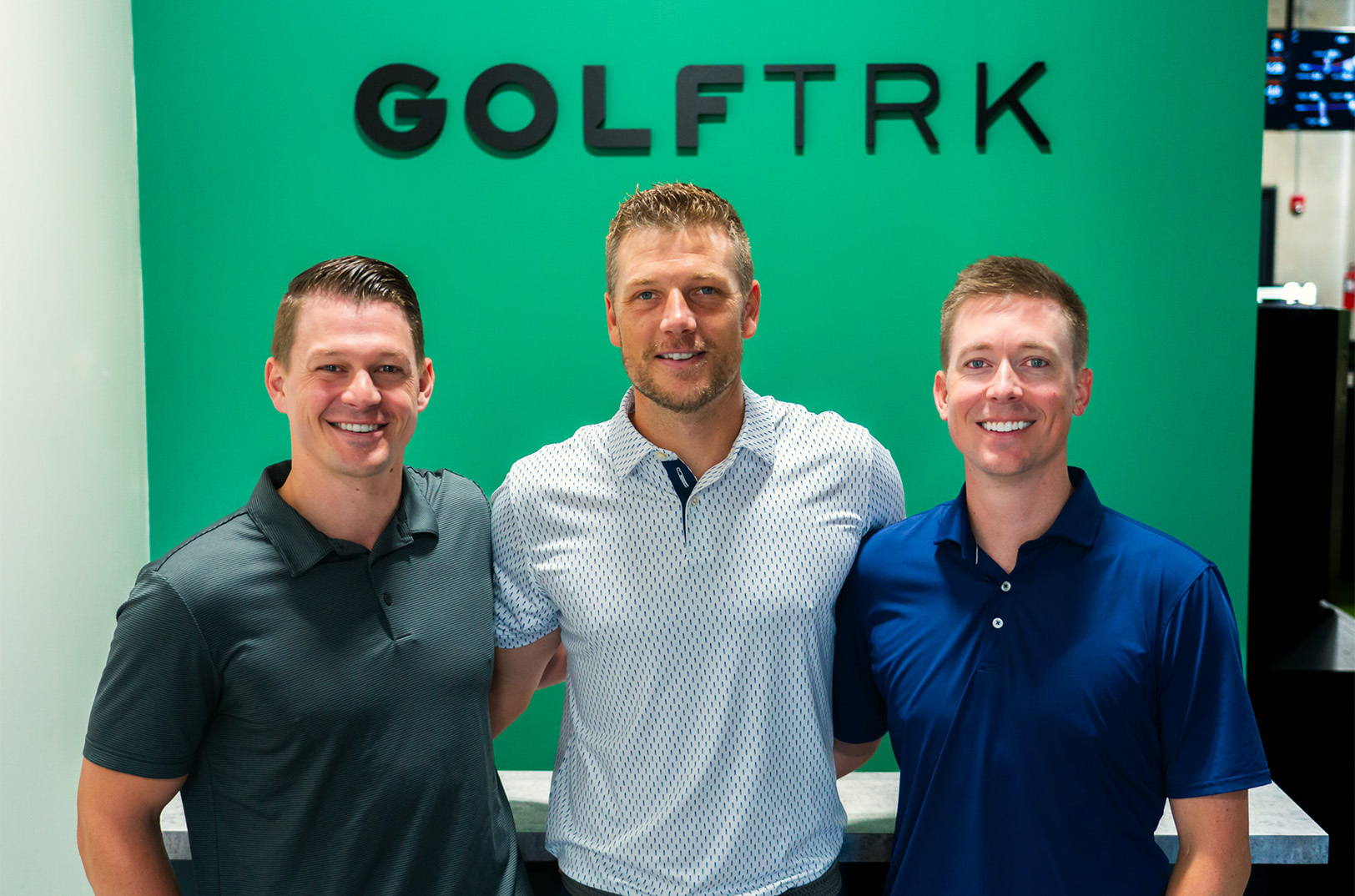 Albatross Golf founders: Matt Williams, Alex Reed, and Sam Collins; Not pictured, Paul Buonopane; photo courtesy of Albatross Golf