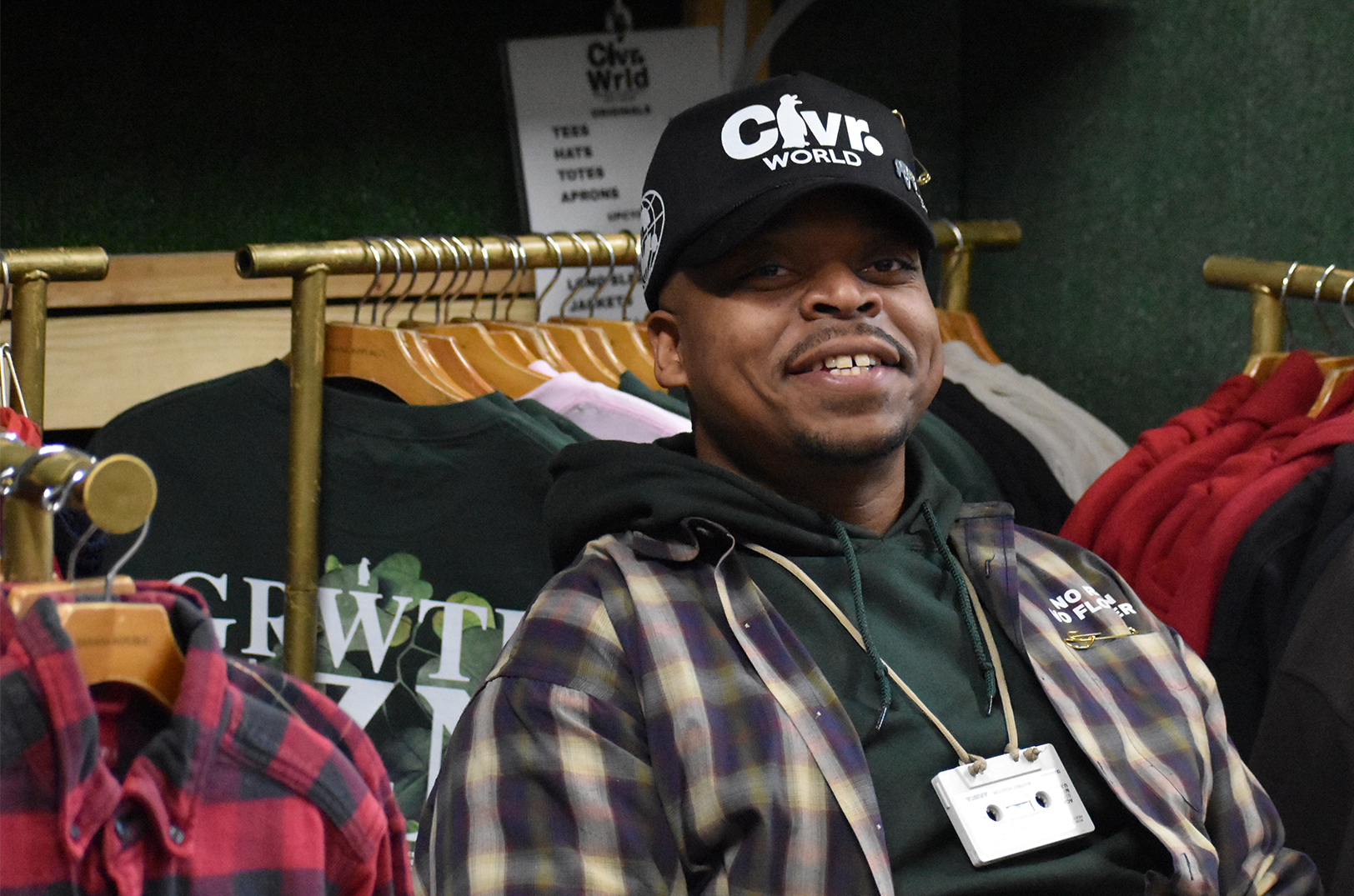 Clark Rooseveltte, Clvr World Goods and Supply; photo by Taylor Wilmore, Startland News