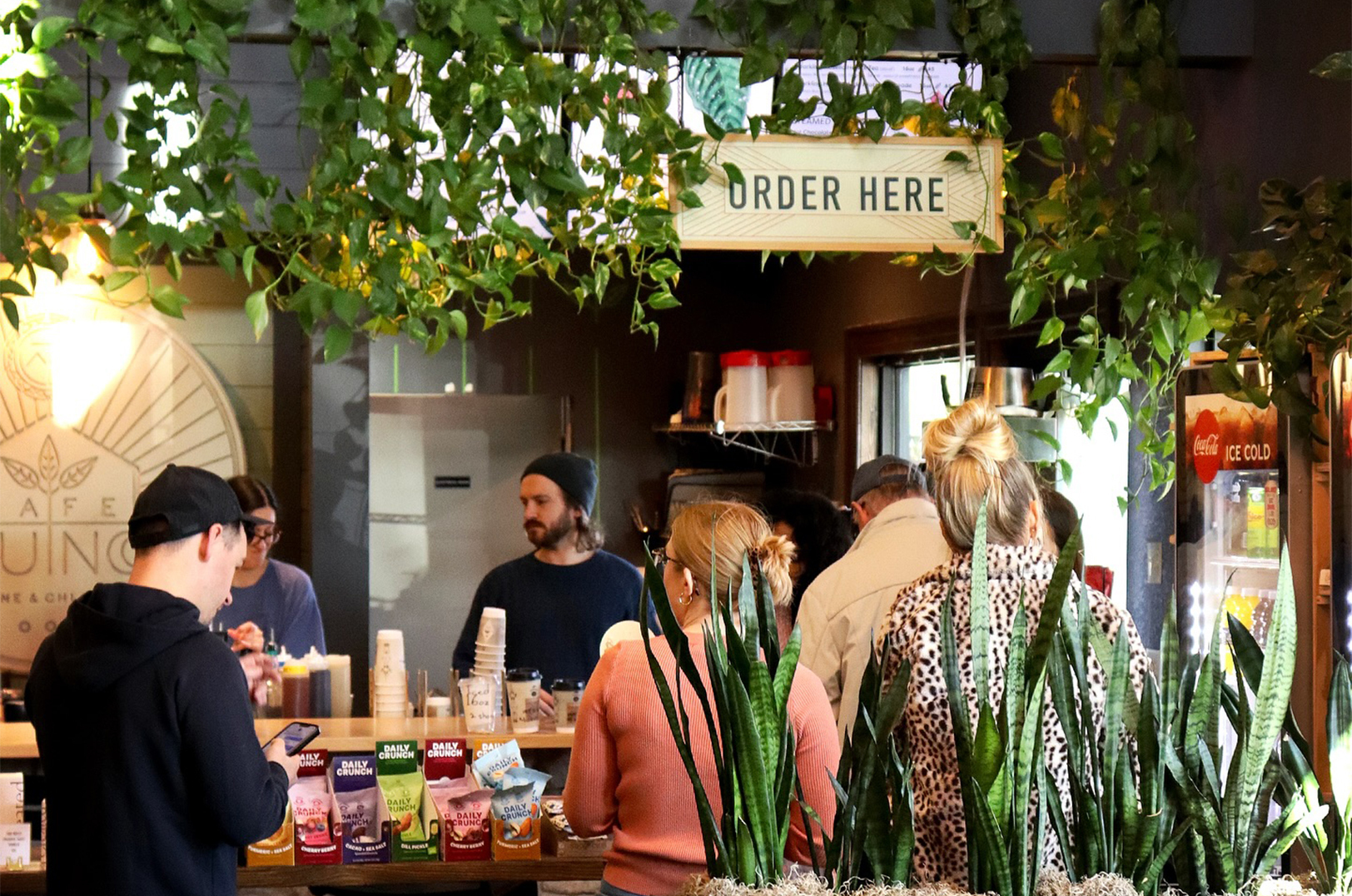 Cafe Equinox original location inside the Family Tree Nursery operation in Shawnee — the first of its cafes to go year-round; courtesy photo