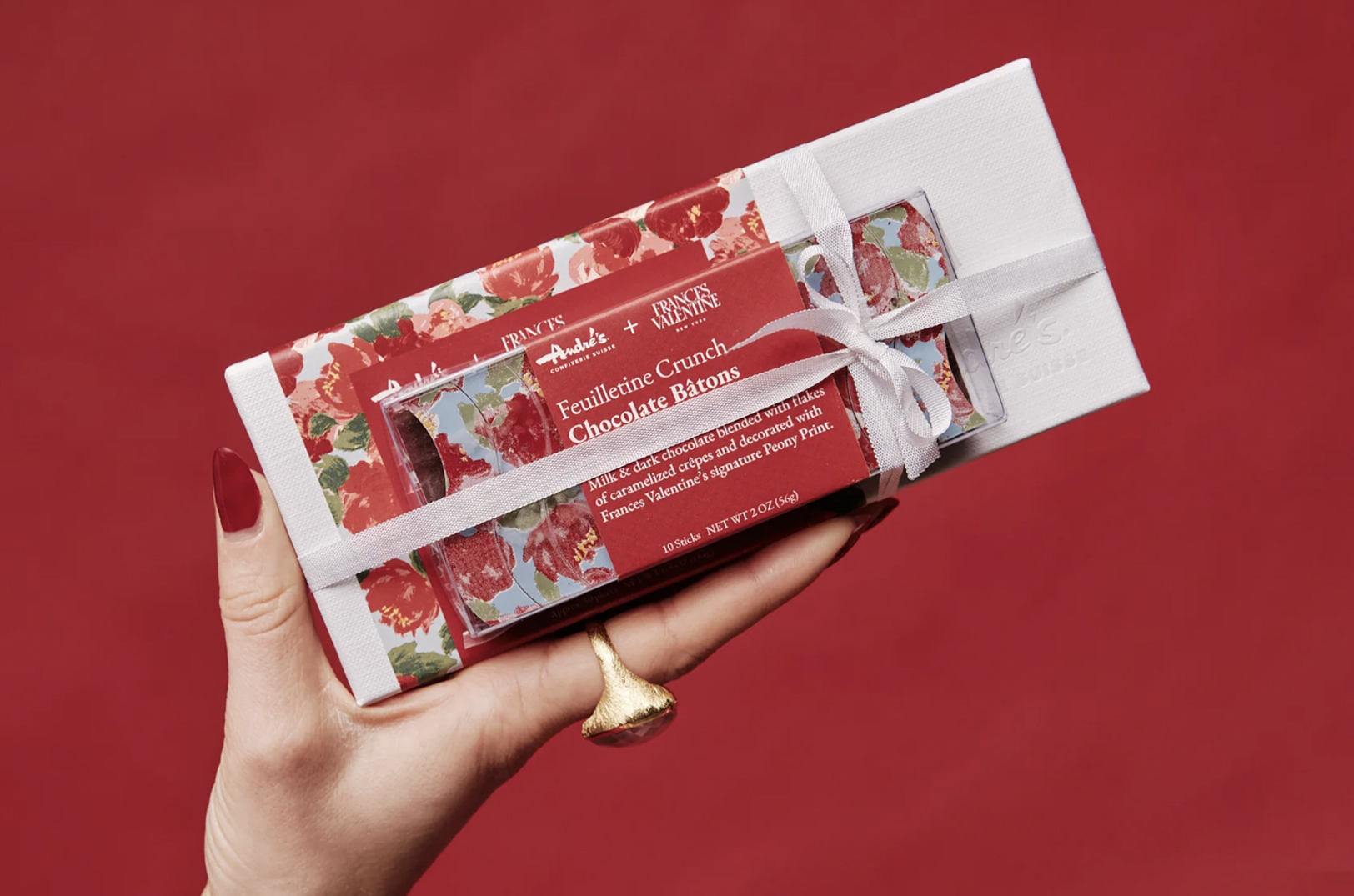 The André's x Frances Valentine limited edition chocolate line; courtesy photo