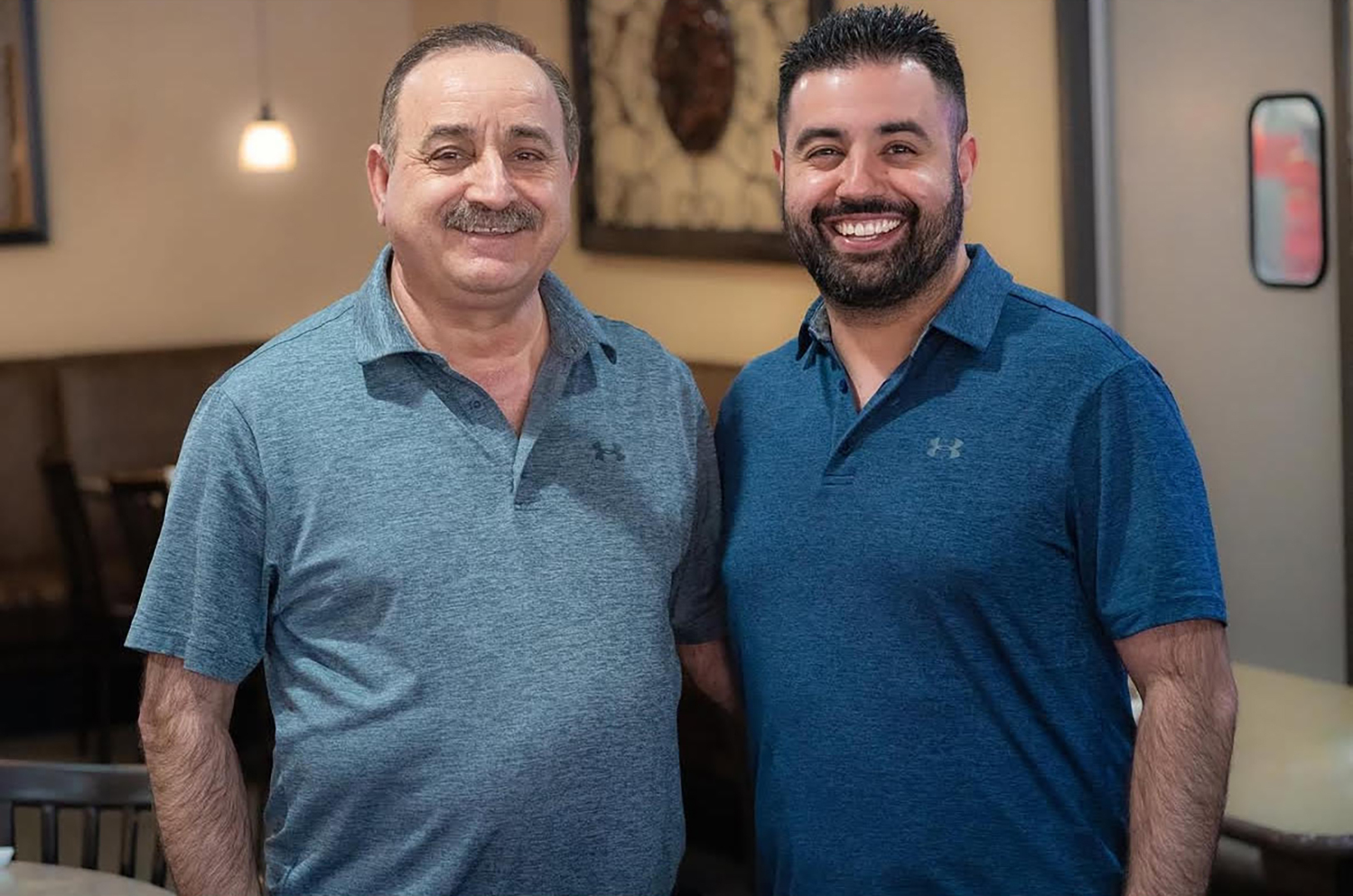 Moe Sharifi and Rameen Sharifi, Pegah’s Cafe & Coffee; photo courtesy of Pegah's Family Restaurant