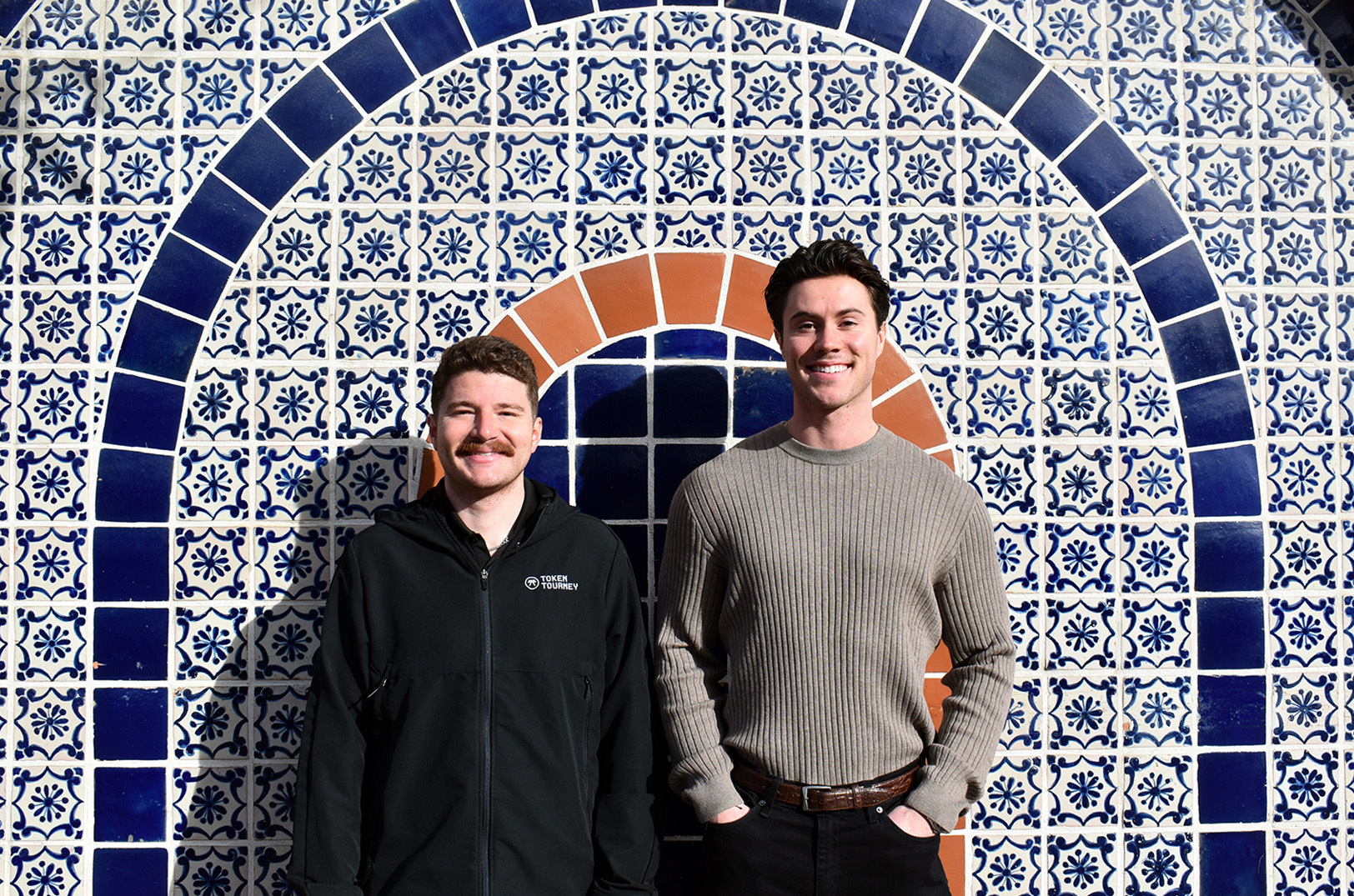 Davis Engle and Sam Shortall, TokenTourney; photo by Taylor Wilmore, Startland News