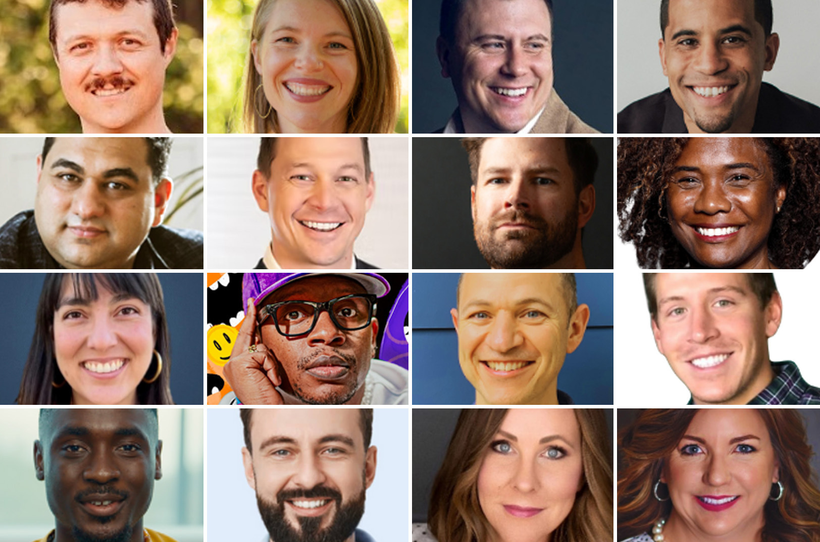 Gamechangers & Champions Round of 16 companies: Mark Glade, FinMan Fishing; Victoria Weber, Marma Health; Bob Waddell, MD MatchUp; Miguel Johns, Milton; Mahyar Khosravi, Nitride Global; Matt Williams, Noonan; Chris Callen, PLOT; LaDonna Gooden, ShotTracker; Liliana Younger, Sleep Fitter; JQ Sirls, Storytailor; Rye Kennedy, Tacit Technologies; Drake Dukes, Teddy; Zik Nwanganga, ULOM; Edward Márquez, VU Scholarships; Frankie Elder-Reedy, Wrax; Deb North, Yes! Athletics