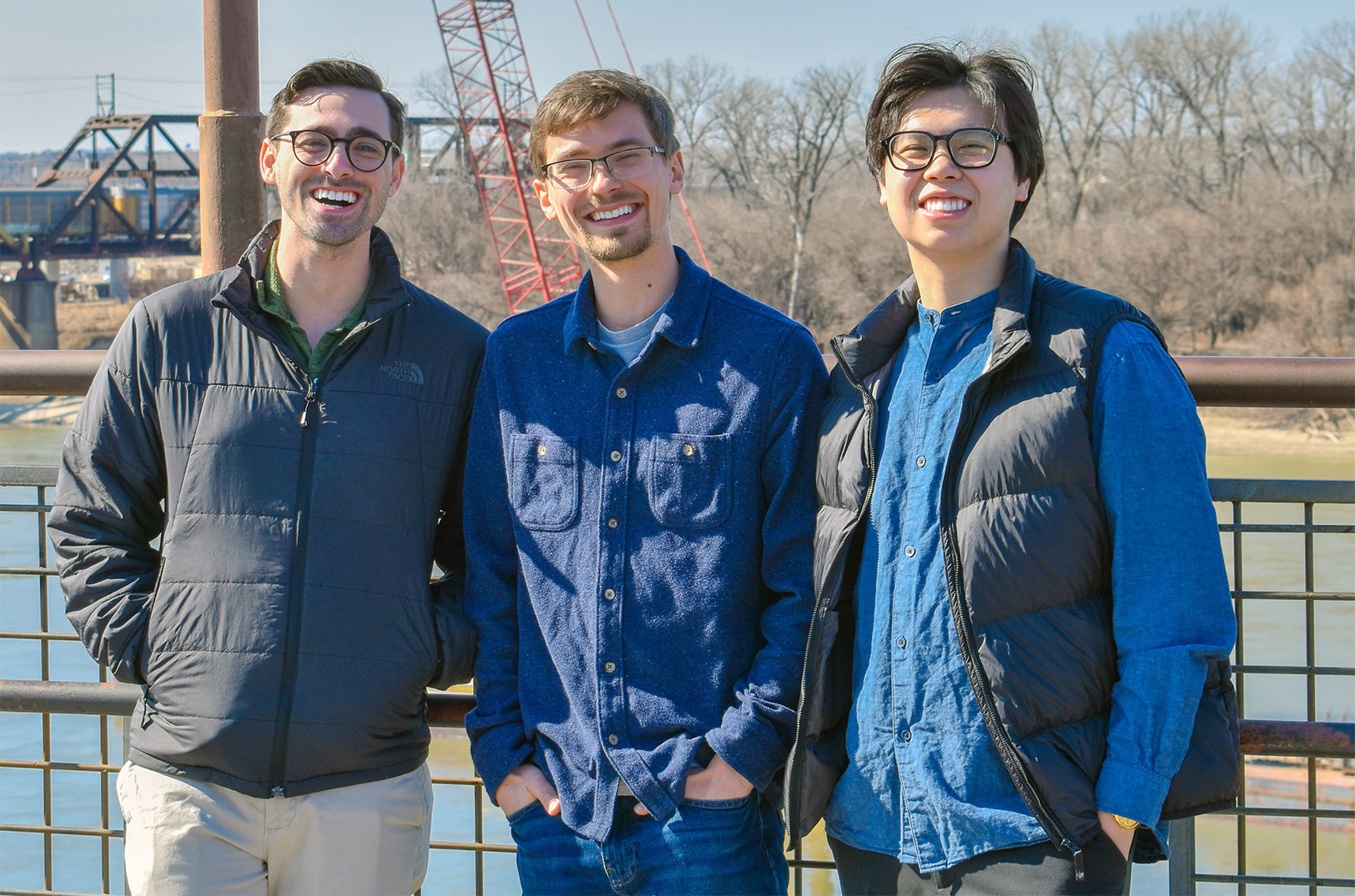 dScribe co-founders Jordan Mryyan, Cole Robertson, and Warren Wang; courtesy photo