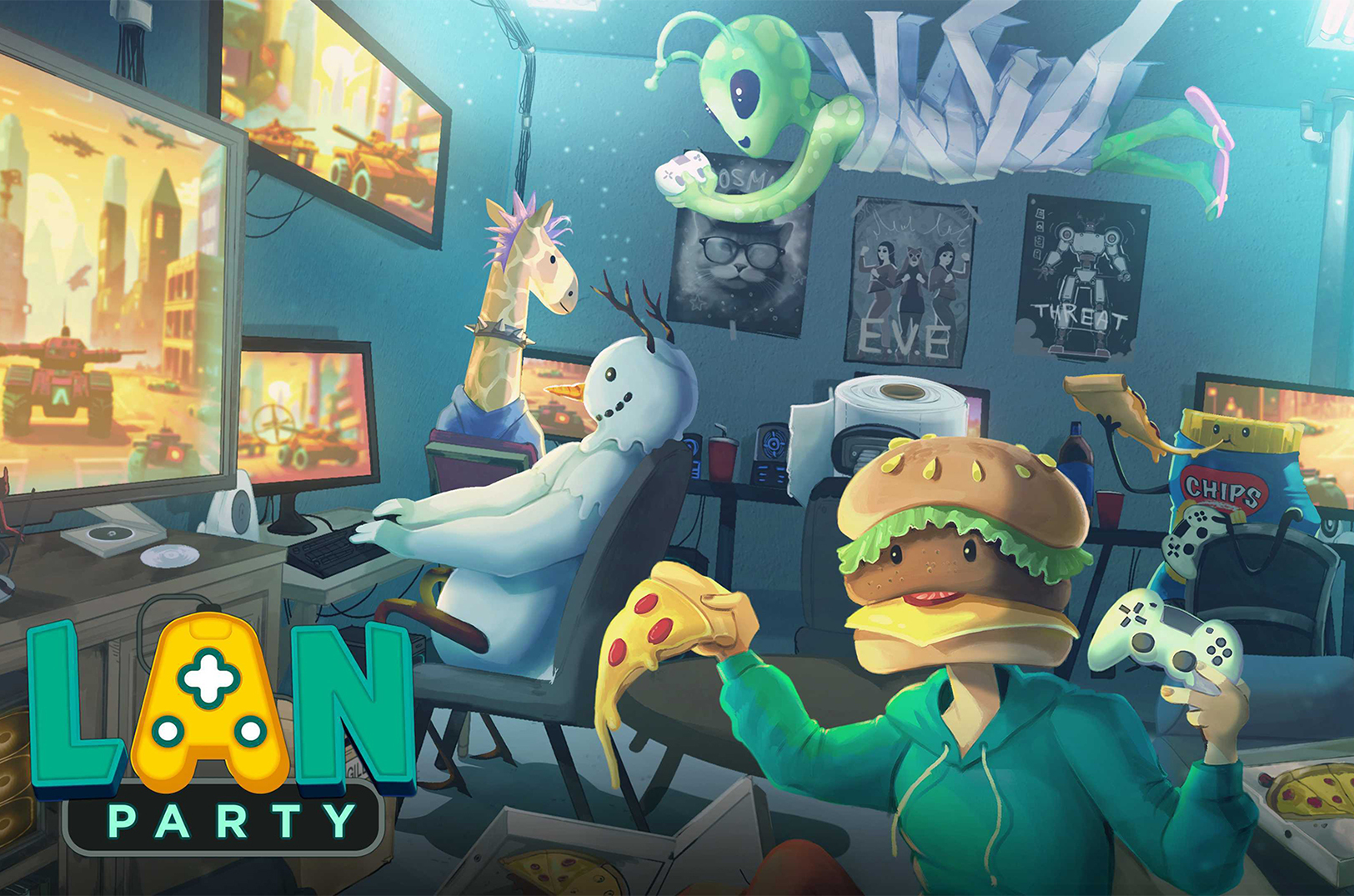 LAN Party illustration