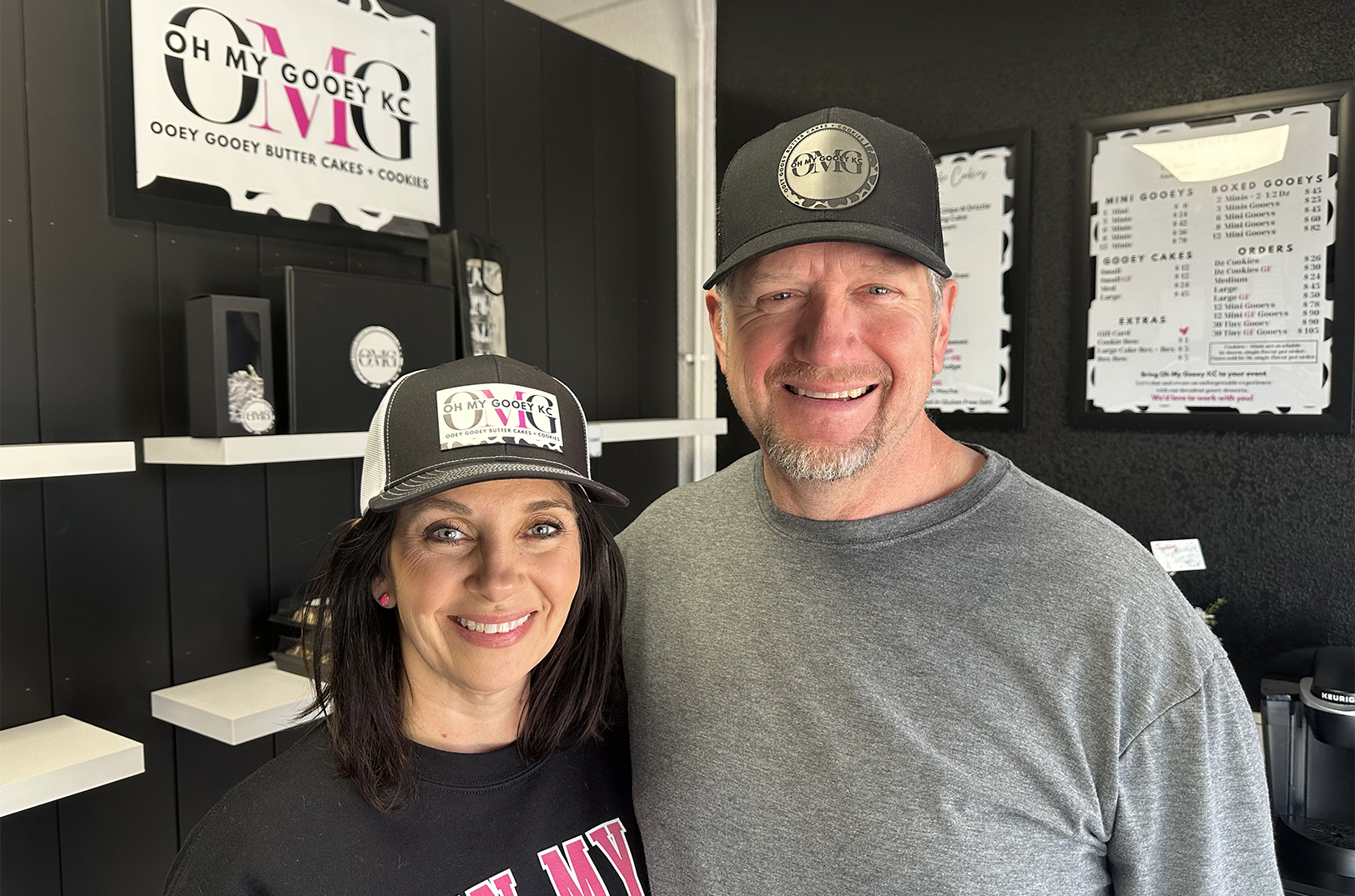 Tennille and Jeff Lampe, Oh My Gooey KC; photo by Joyce Smith