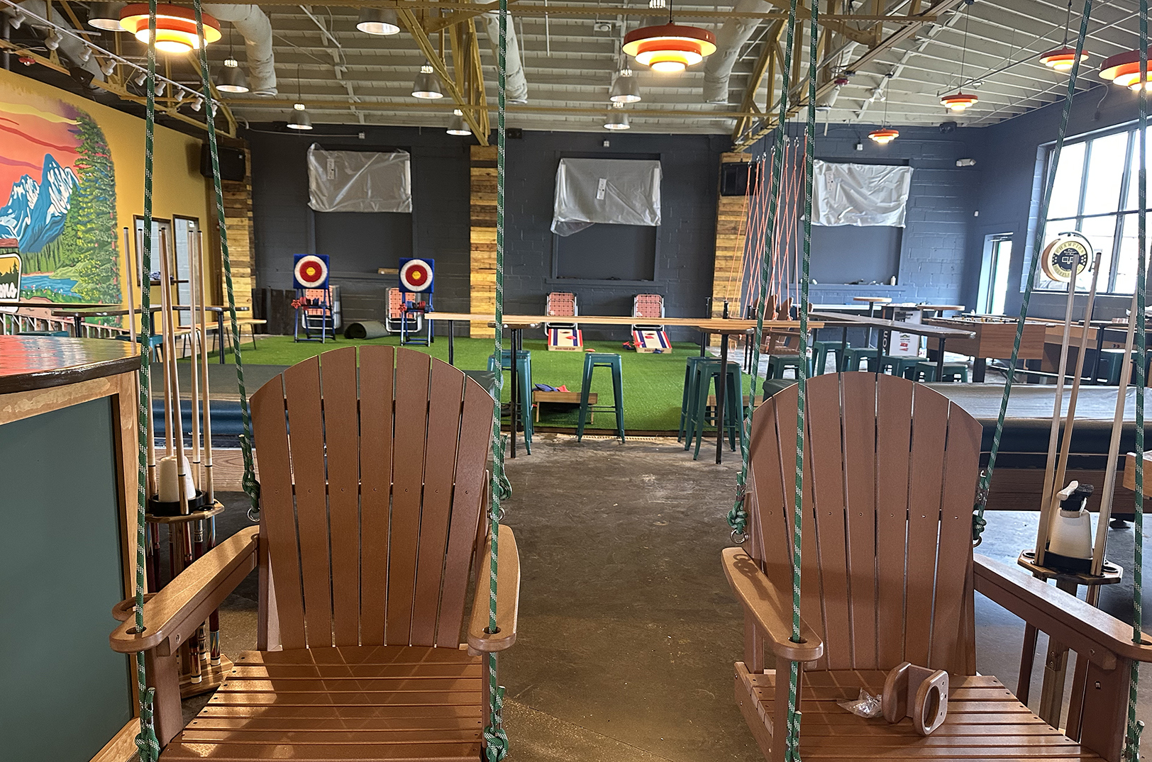 Inside The Commons at Cinder Block Brewery at 110 E. 18th Ave.; photo by Joyce Smith