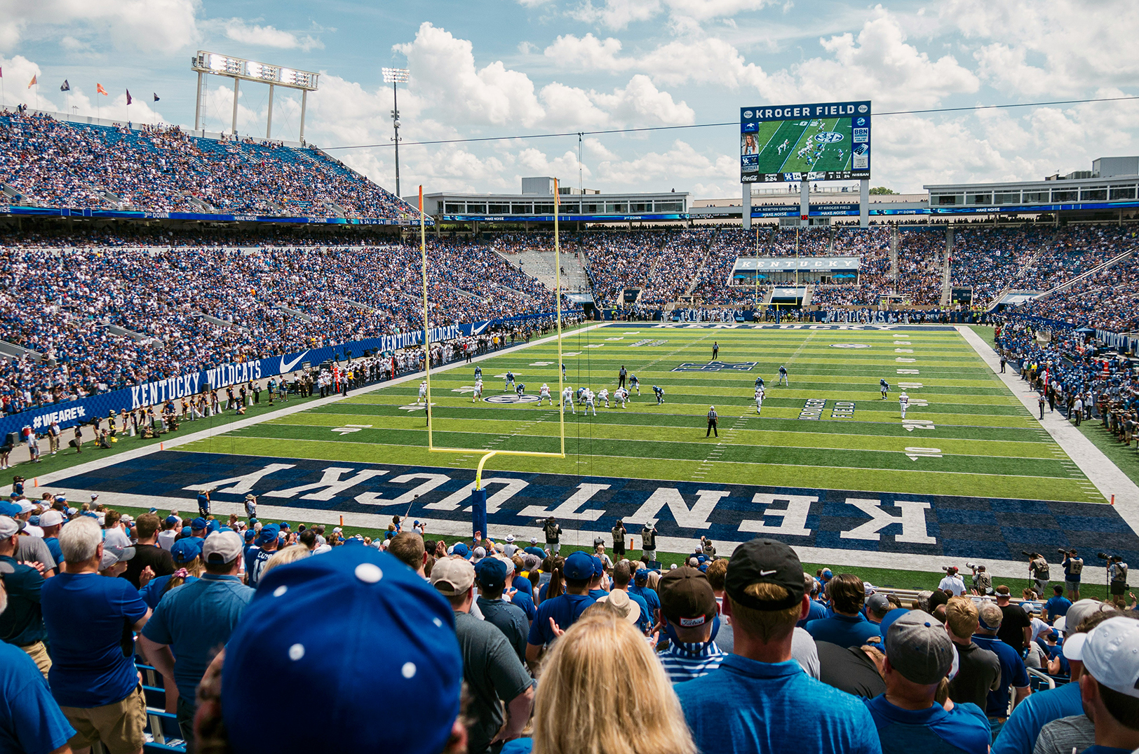 Kroger Field — home of the Kentucky Wildcats — at the University of Kentucky in Lexington; photo by Nik Shuliahin
