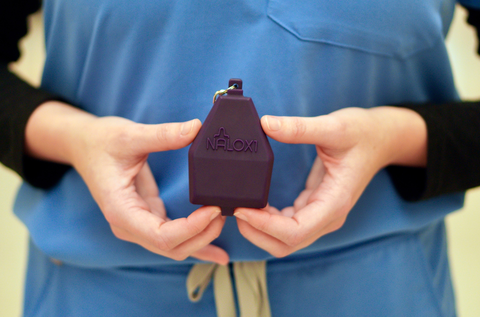 The NALOX-1 carrying case for easy transport of naloxone from nCase Tech; courtesy photo