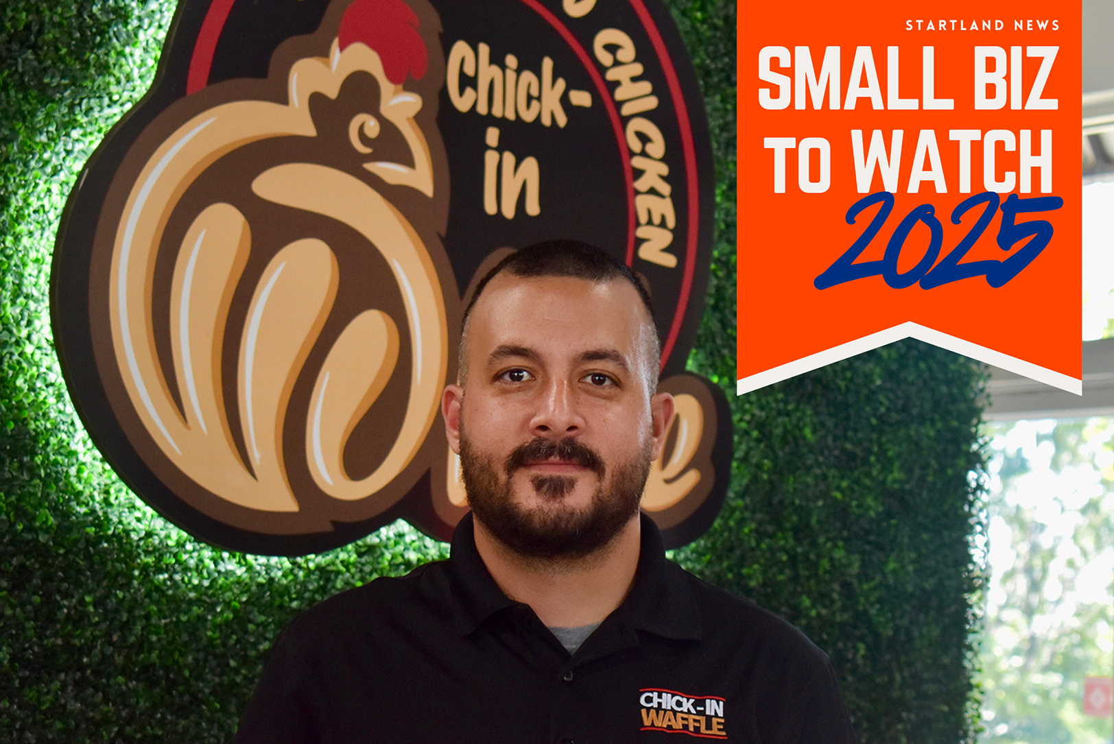 Dennis Alazzeh, Chick-In Waffle; photo by Nikki Overfelt Chifalu, Startland News