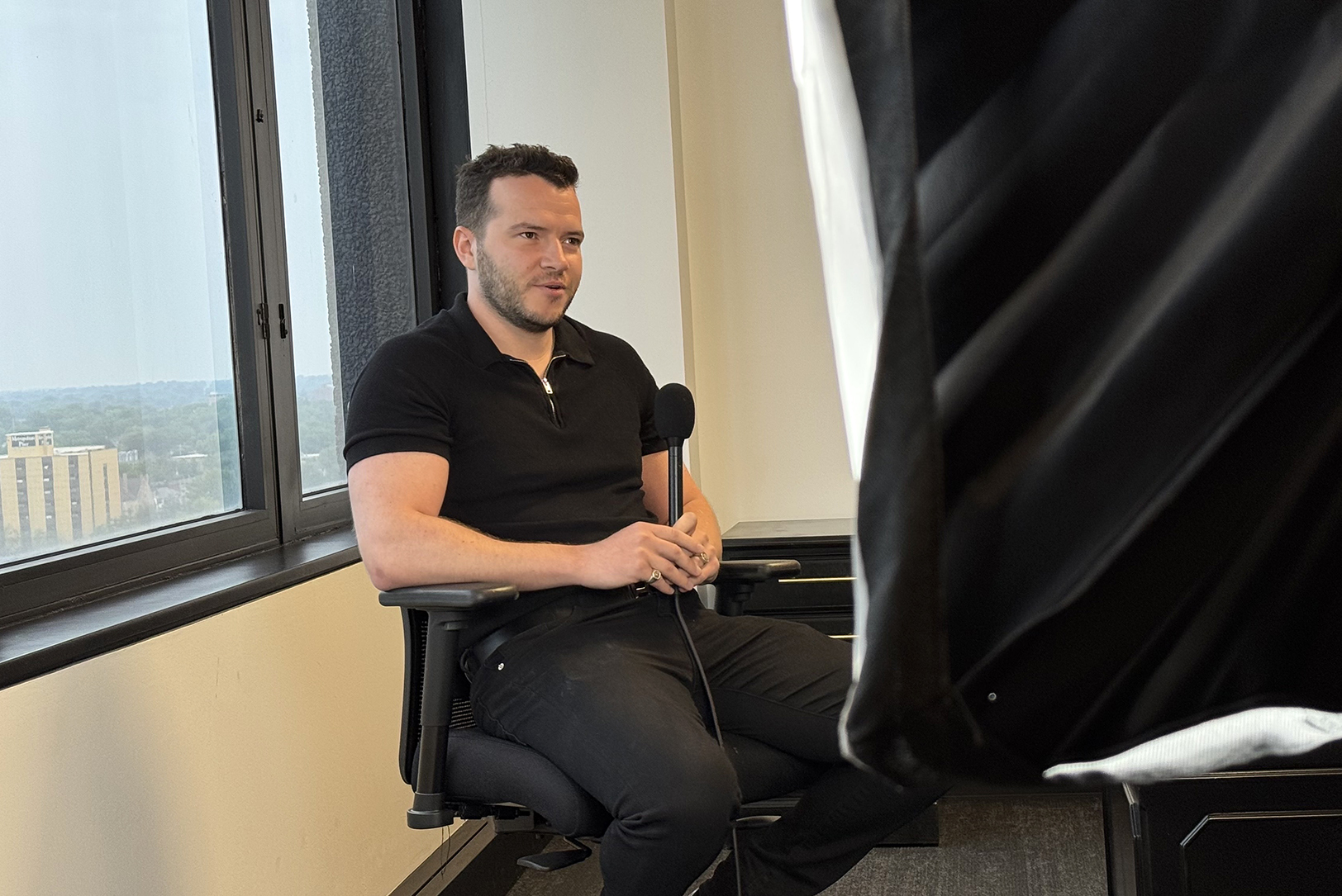 Sebastian Doyle, Medipups, Plug and Play Topeka; photo by Tommy Felts, Startland News