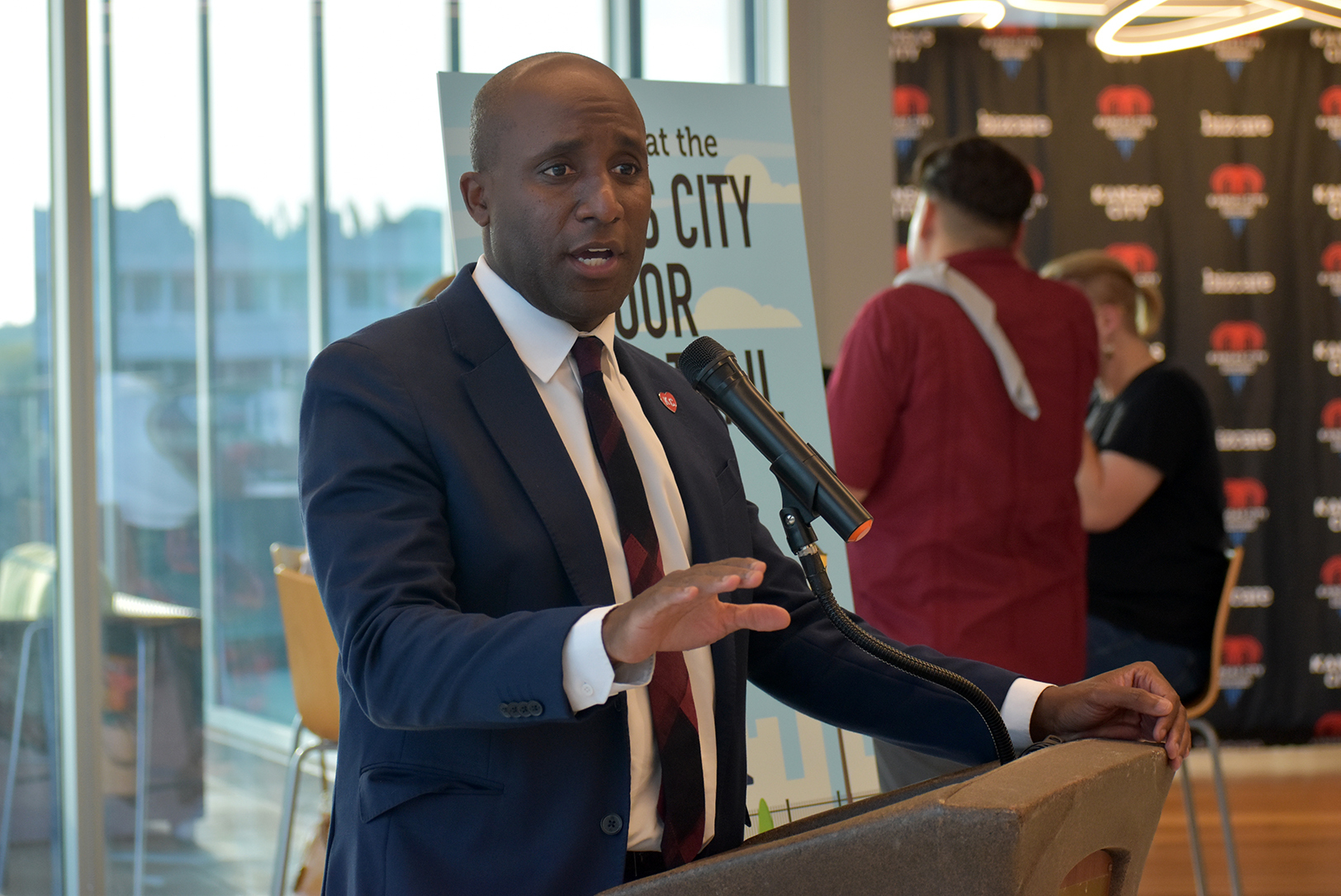 Quinton Lucas Outdoor Dining celebration