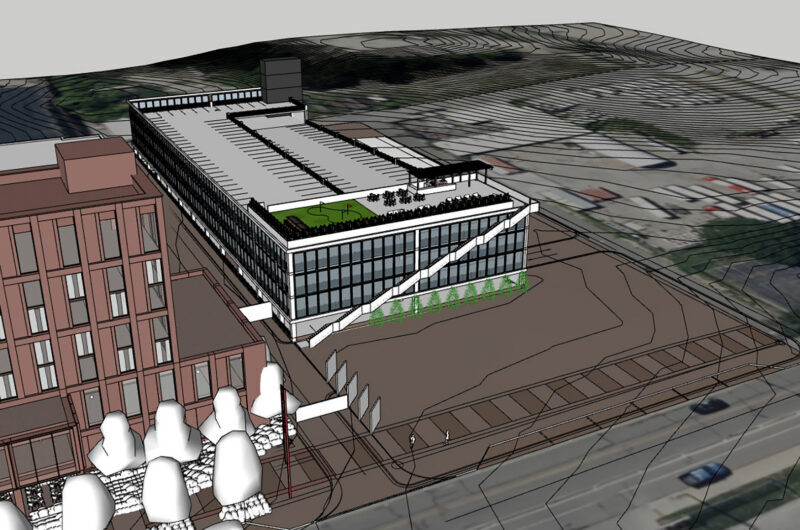 18TH & VINE DISTRICT GARAGE CONCEPTUAL DRAWING V1 FEB 2025