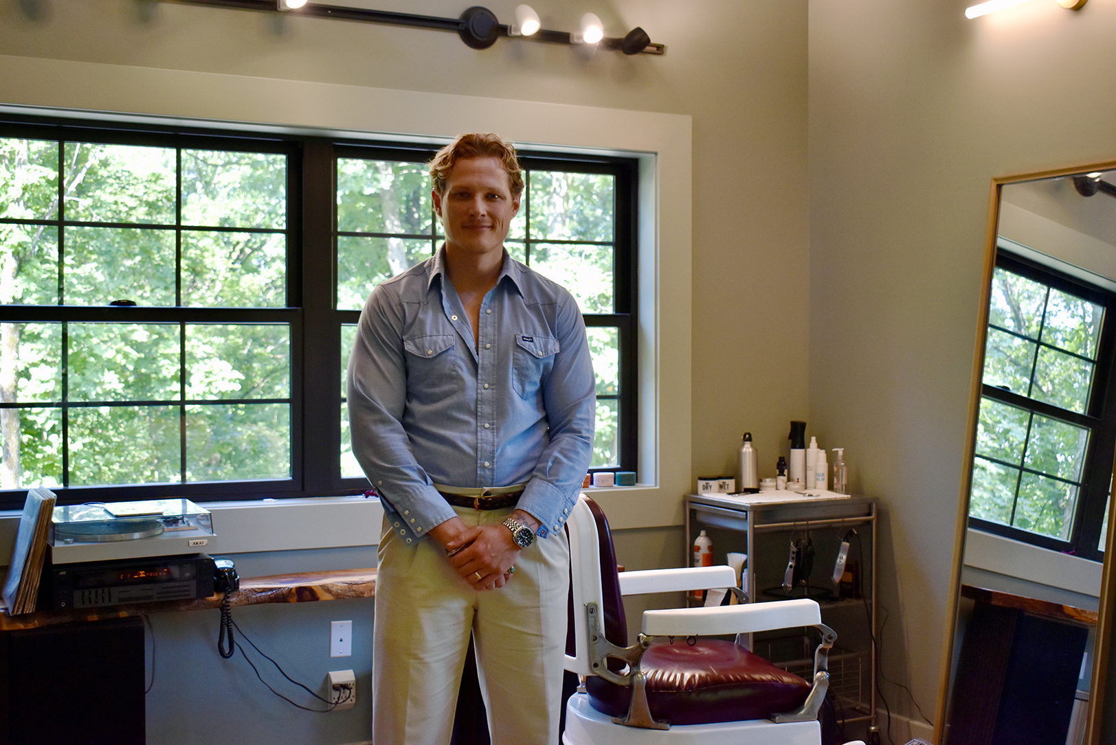 Micah Holdaway, Barberhouse Men’s Hair Studio; photo by Nikki Overfelt Chifalu, Startland News