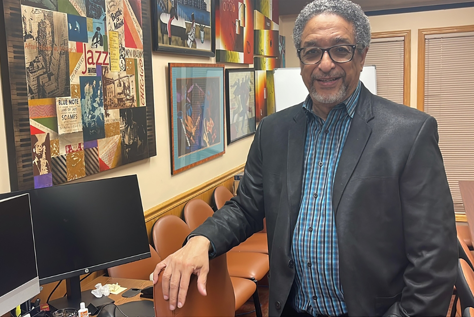 Clyde McQueen, CEO of the Full Employment Council of Kansas City, emphasizes the importance of continuous learning as AI transforms the local workforce; photo by Thomas White, The Beacon