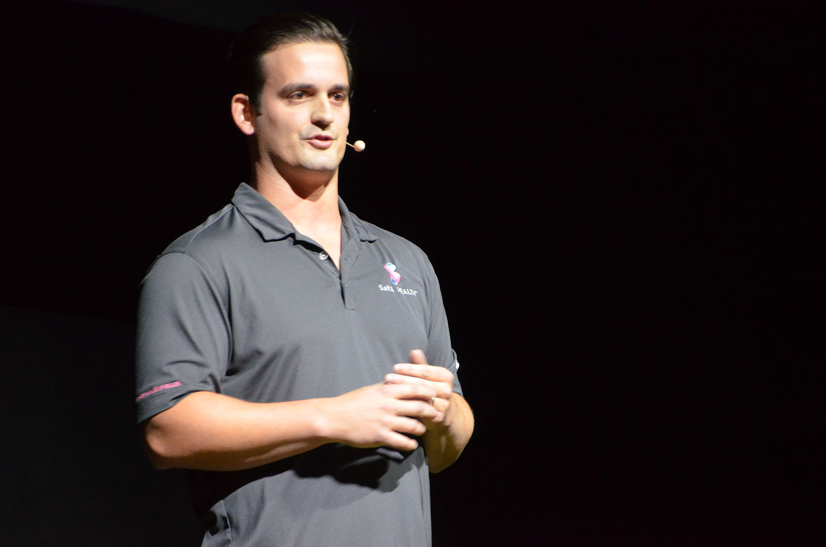 Steven Coen, SaRa Health, Techstars Kansas City demo day 2018; Startland News photo