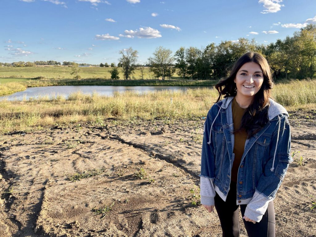 Ally Garton on her new build property