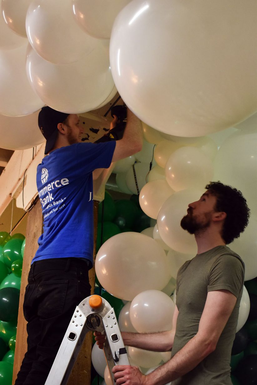 Balloon Wonderland construction