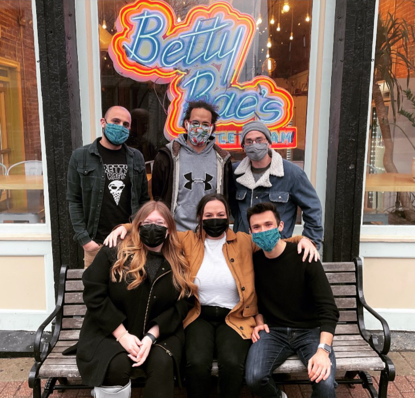 Betty Rae's Ice Cream team