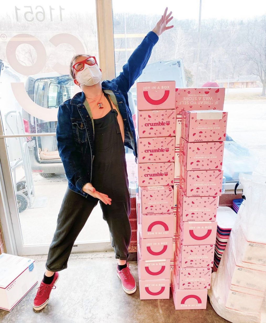 Brandon Love, Crumble Co. production center, Bonner Springs, Kansas