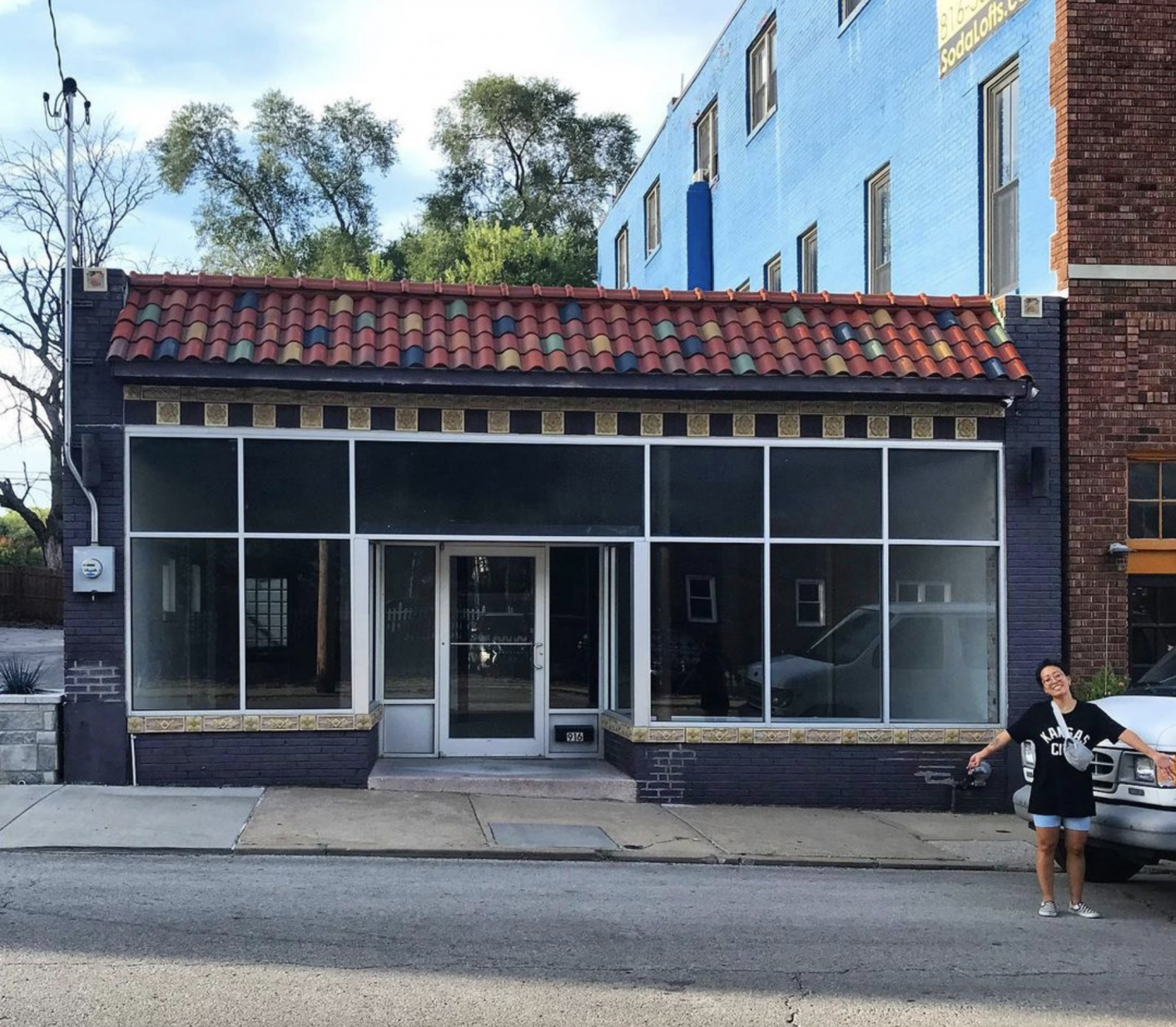 Jackie Nguyen at the future Cafe Cà Phê coffee shop in Columbus Park