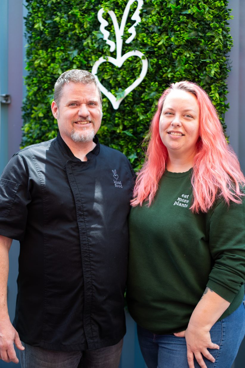 Chef Phillip and Jonelle Jones of Kind Food; photo by Jennifer Wetzel