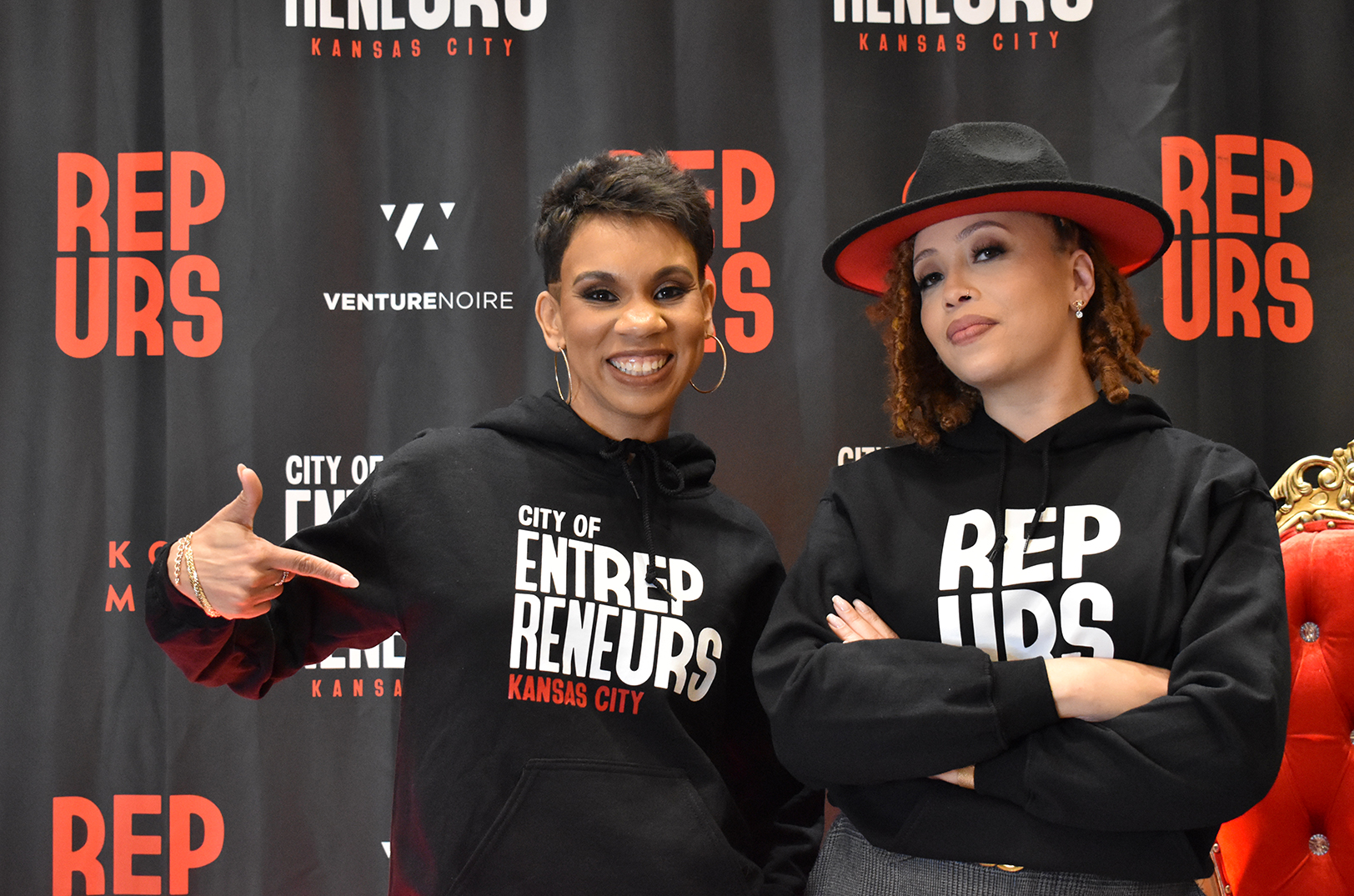 Nia Richardson, KC Bizcare, and Emma Willis, Venture Noire