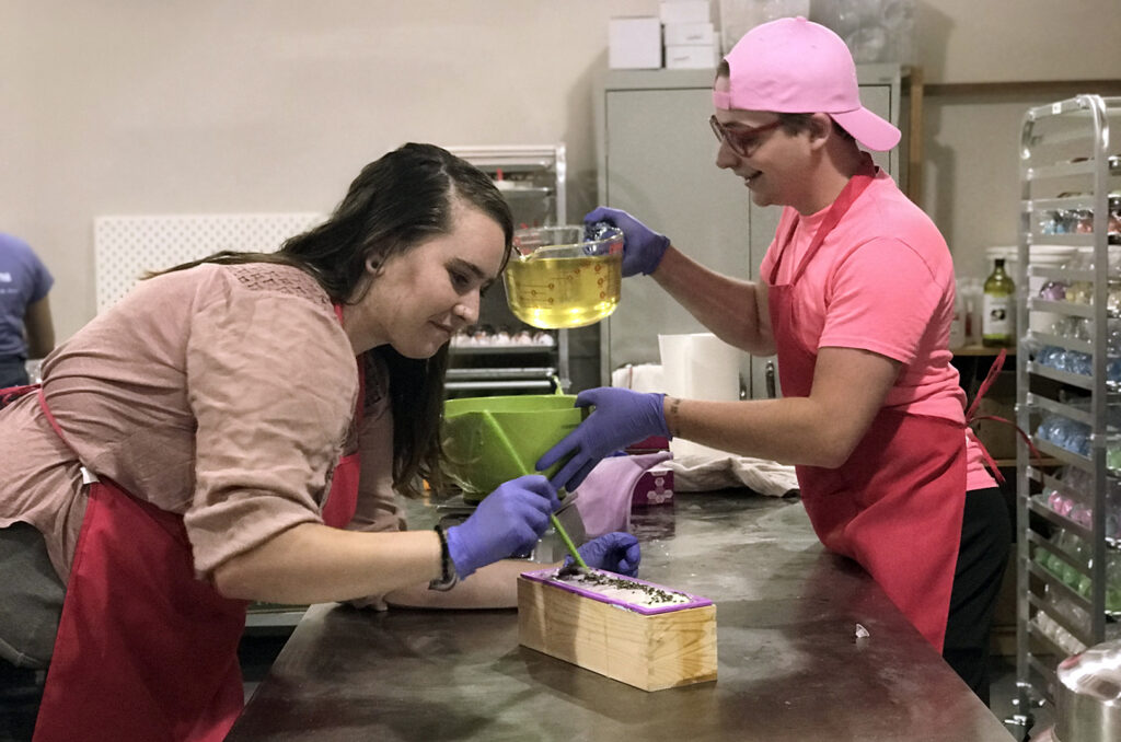 Michelle Bolser and Brandon Love, Alchemy Bath Co.