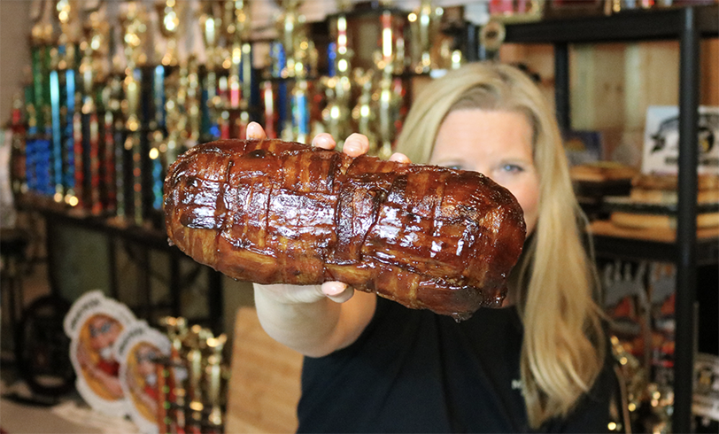 Burnt Finger BBQ's Bacon Explosion